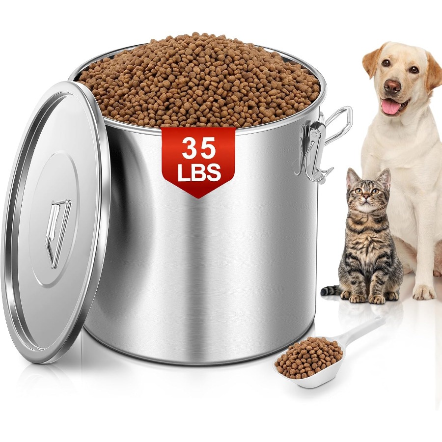 35LBS Airtight Stainless Steel - Food Storage Containers 评论和价格