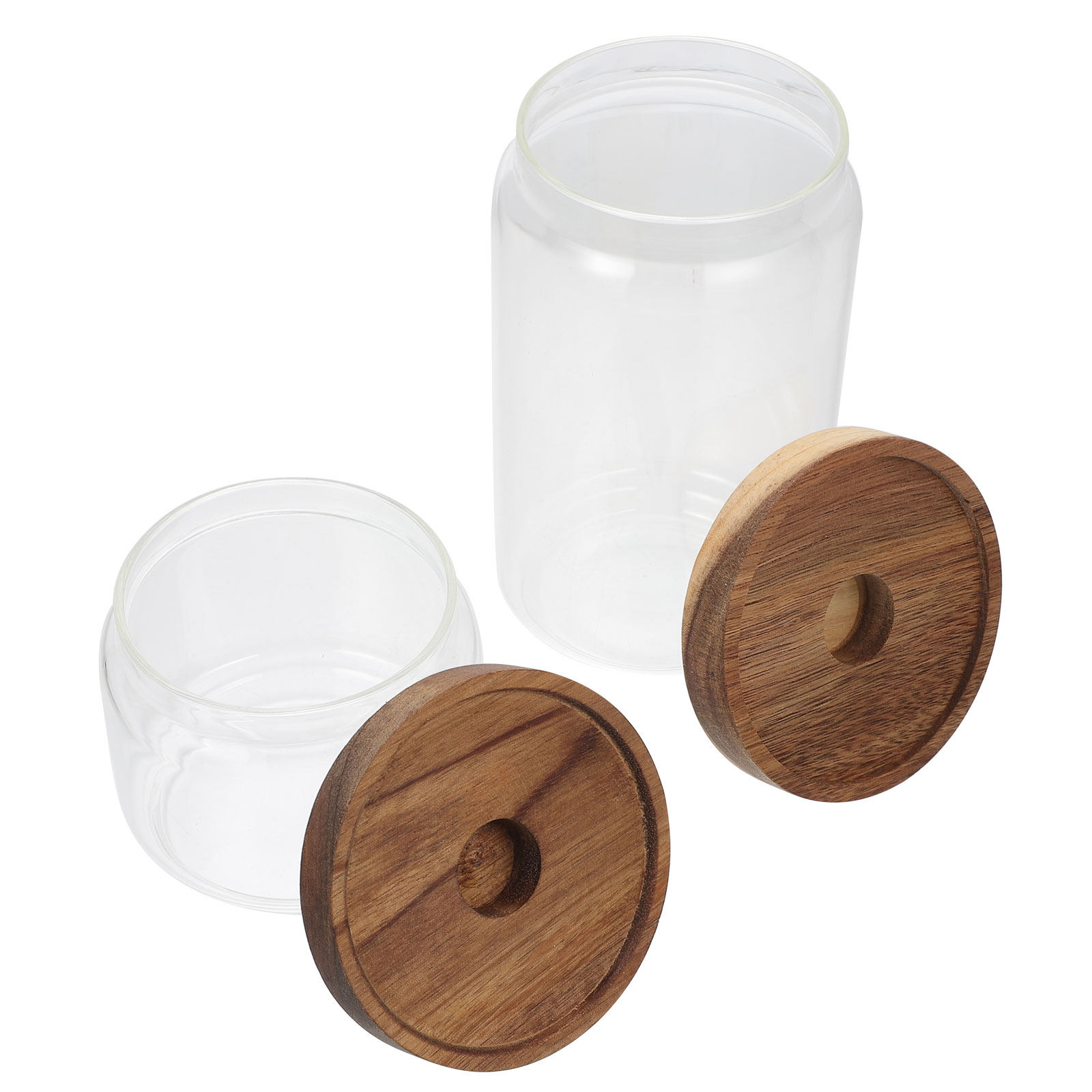 2Pcs Glass Storage Jar Sealed  - Food Storage Containers 评论和价格