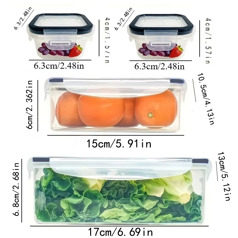 8Pcs Set Includes 4 Containers - Food Storage Oven Safe 评论和价格