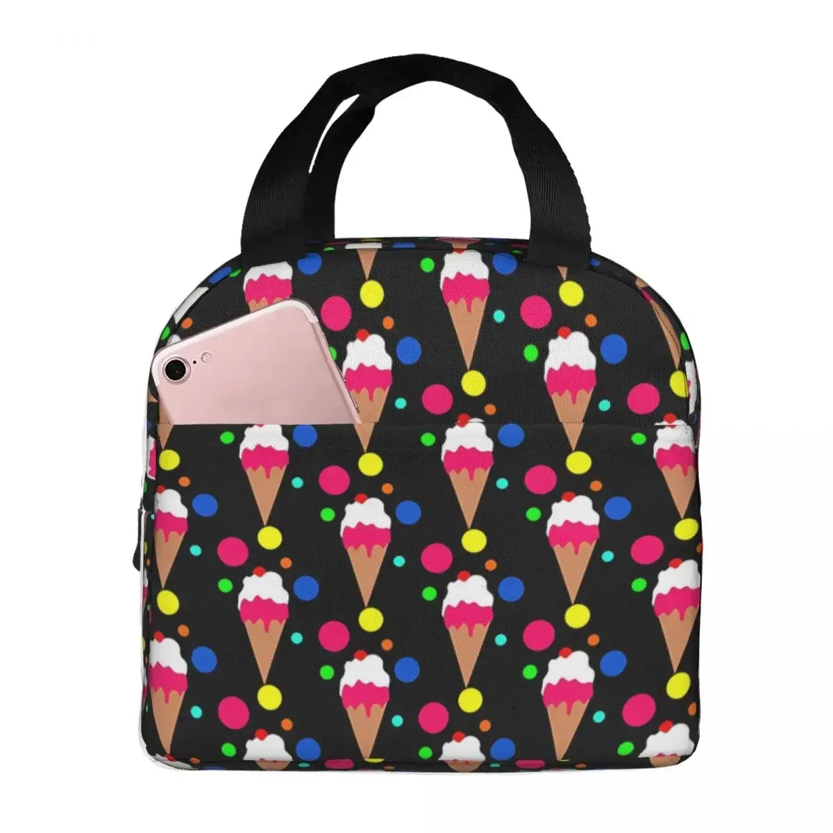 Colorful Portable Lunch Bag Ic - Food Storage Bag 评论和价格