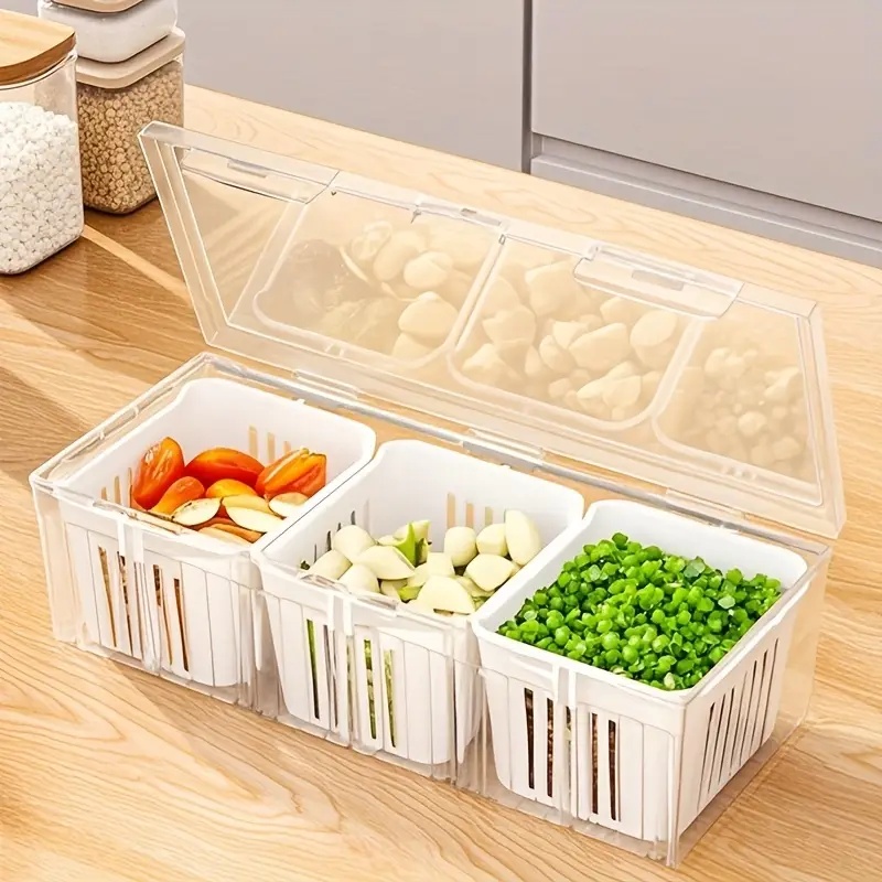 1pc Compartment Food Storage C - Food Storage With Dividers 评论和价格