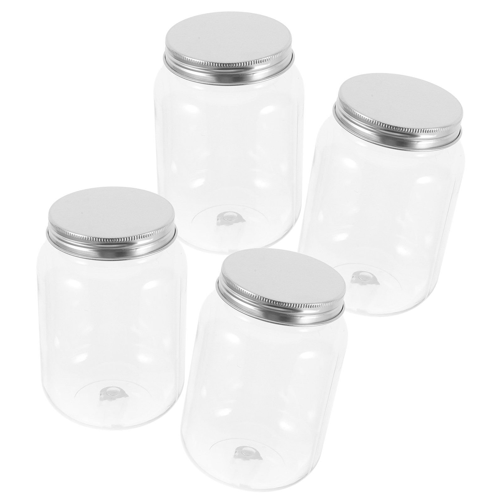 4Pcs Clear Plastic Jars Airtig - Food Storage Containers 评论和价格