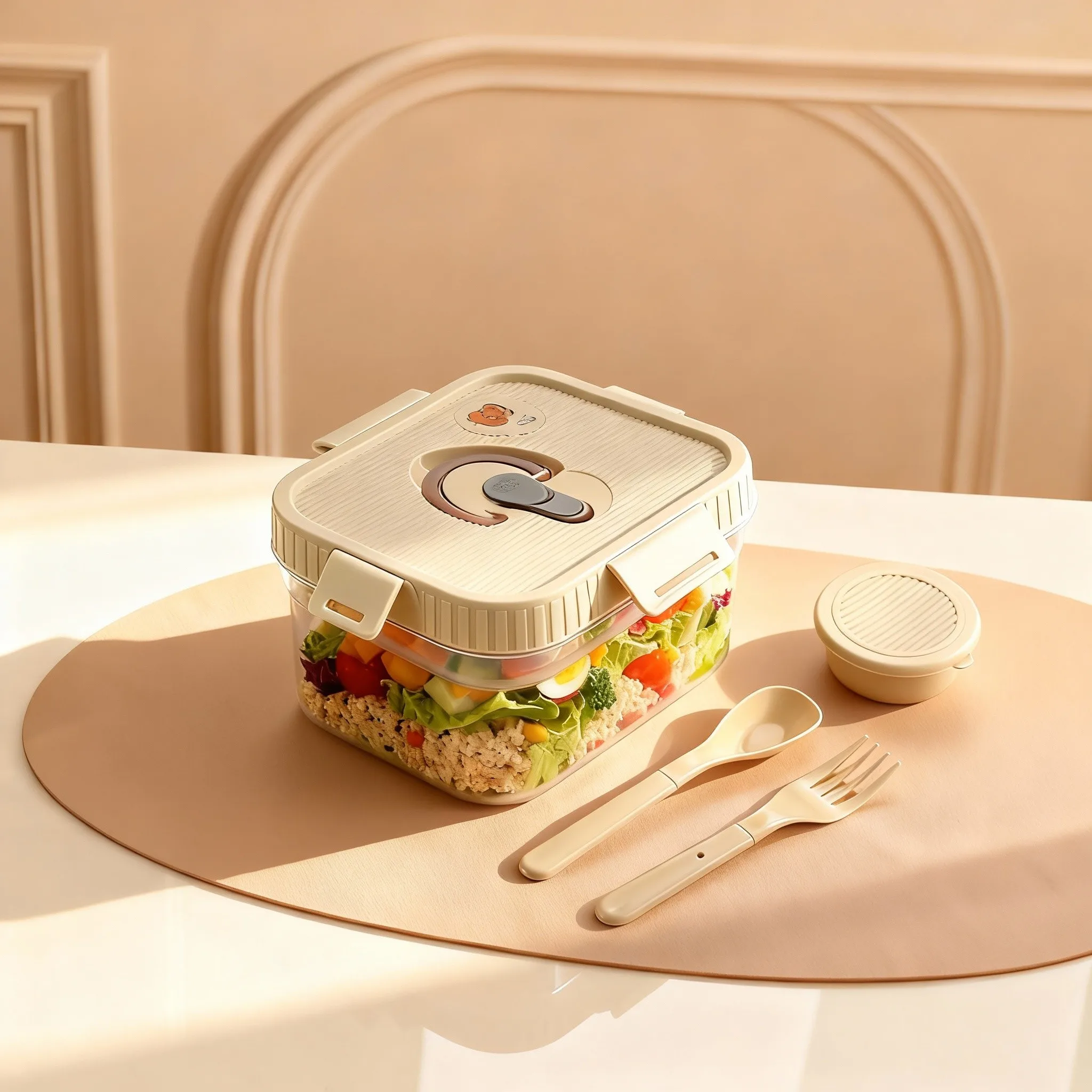 Portable Plastic Double-layer  - Food Storage Oven Safe 评论和价格