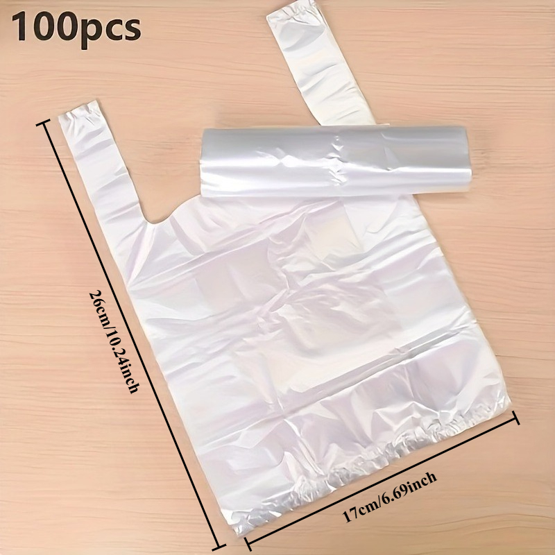 100Pcs Mini Transparent Dispos - Food Storage Bag 评论和价格