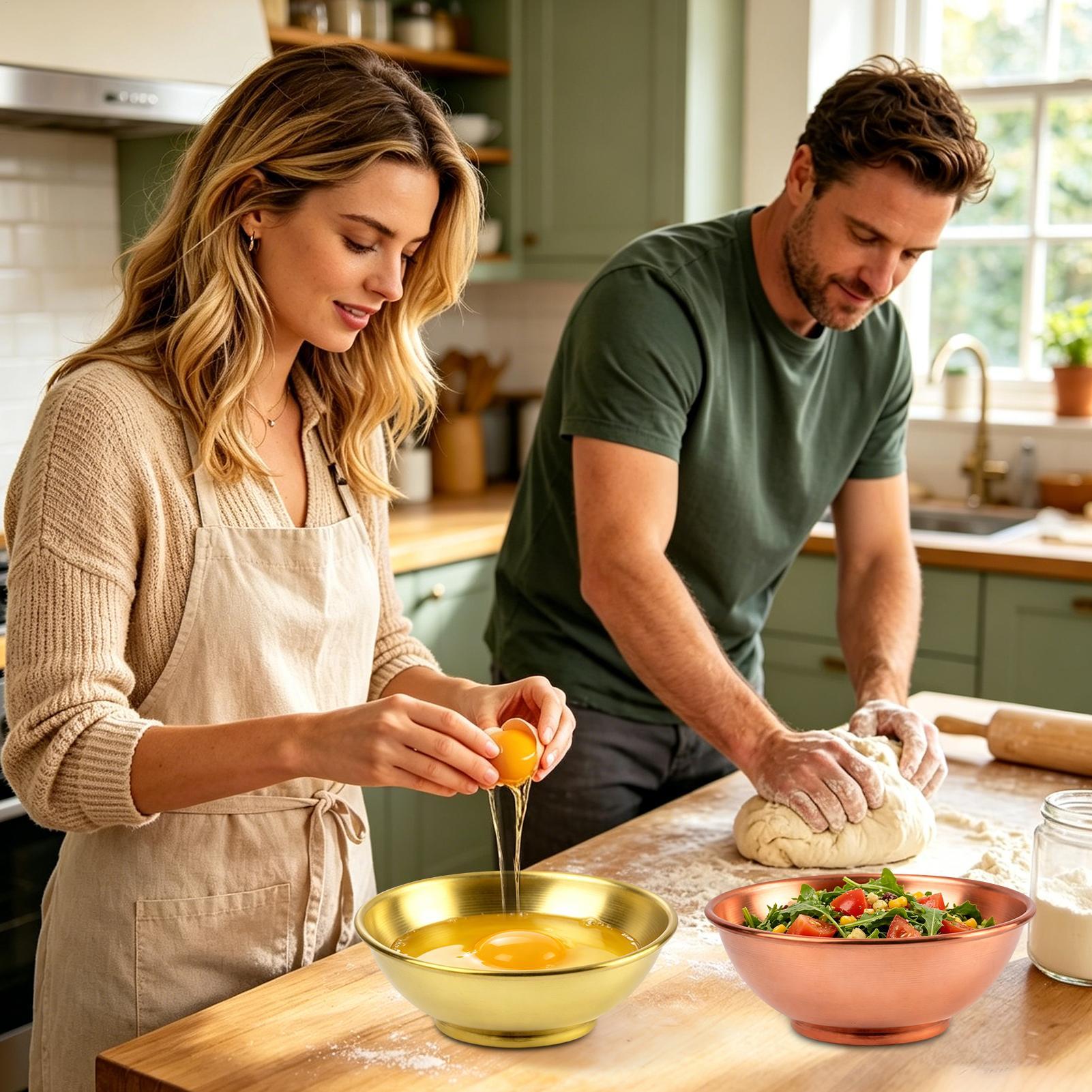 Copper Bowl Large Storage Cont - Food Storage Meals 评论和价格