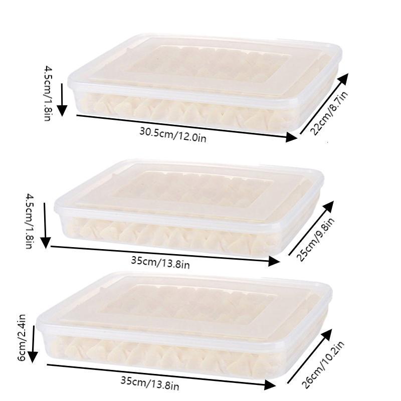 For Dumpling Fruits Vegetables - Food Storage With Dividers 评论和价格