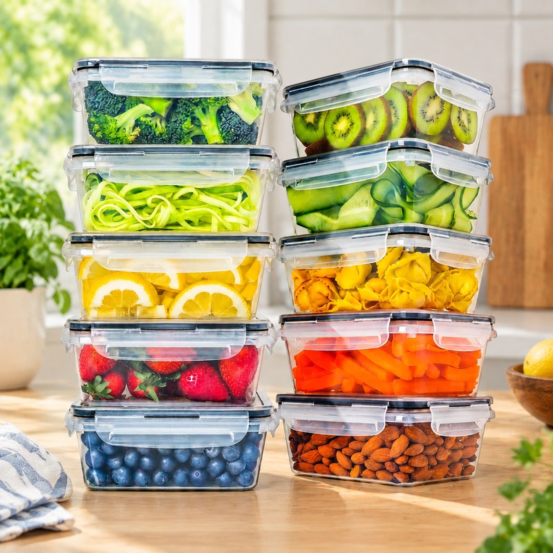 Set of 10 BPA-Free Kitchen Sto - Food Storage Labels 评论和价格