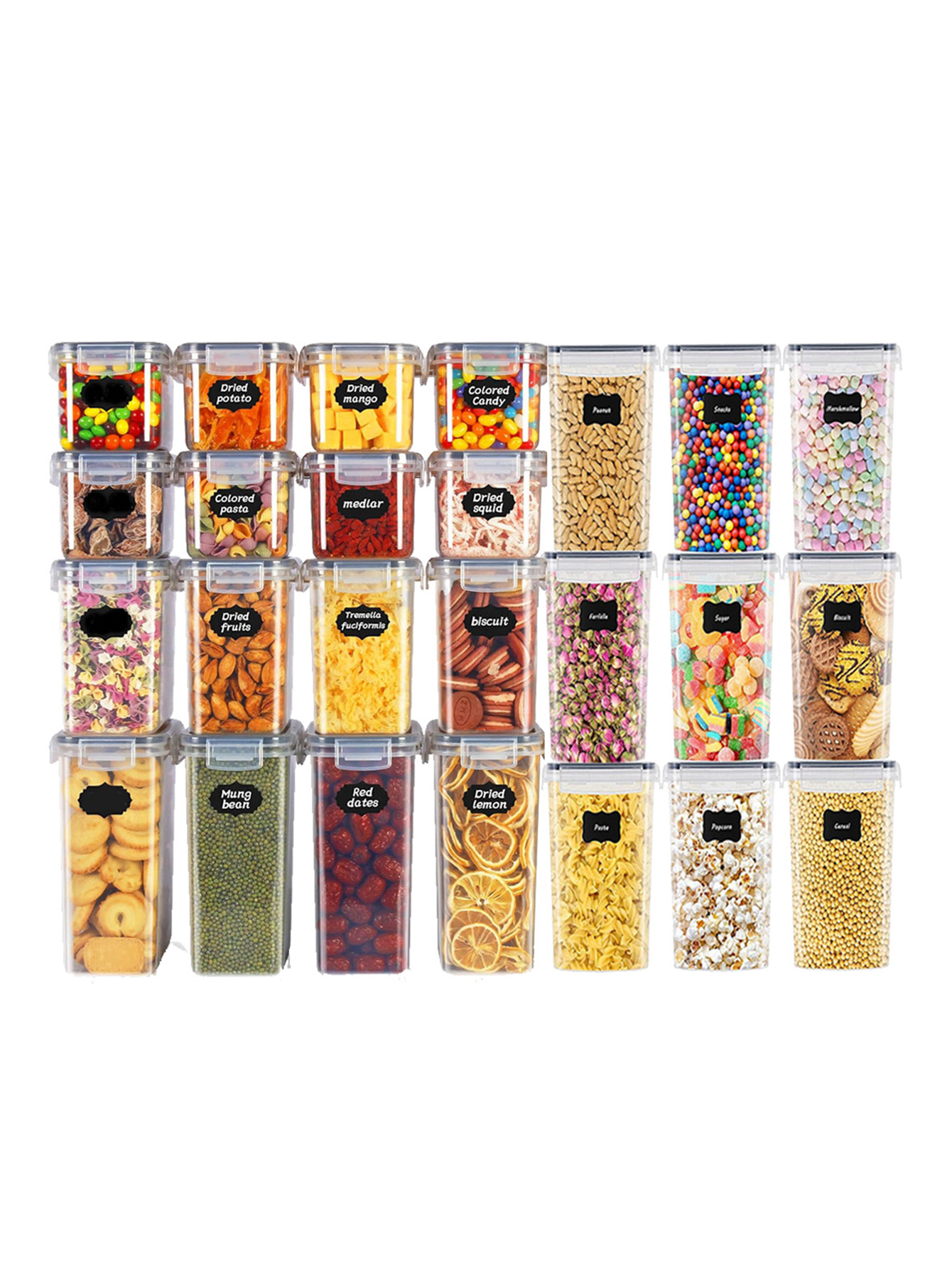 48pcs, Sealed Food Storage Con - Food Storage Labels 评论和价格