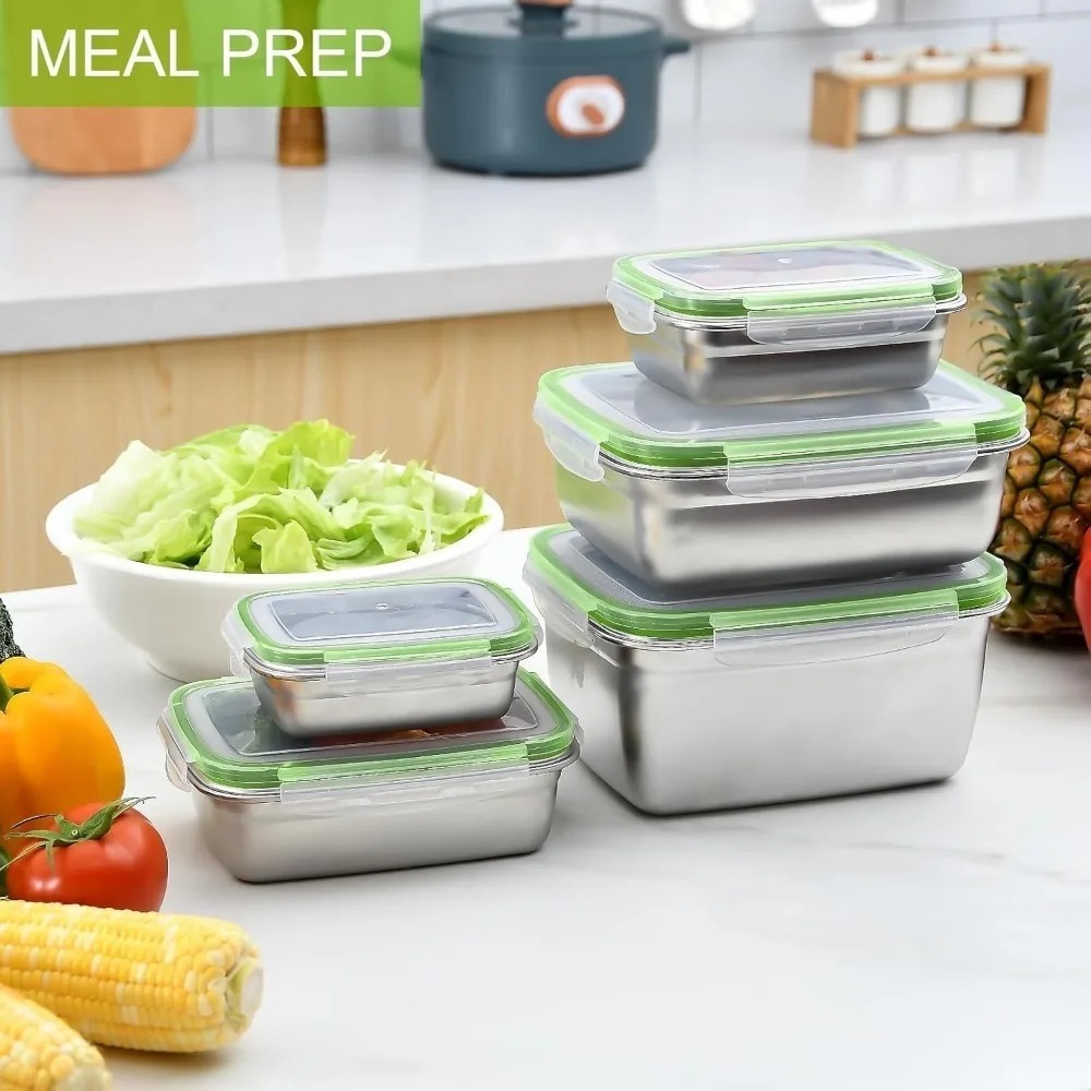1/3 Piece Food Storage Contain - Food Storage Oven Safe 评论和价格